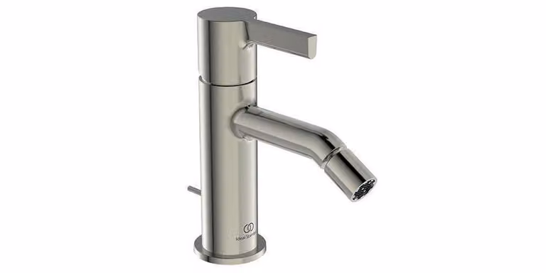 Ideal Standard Joy - Miscelatore per bidet con scarico, Silver Storm BC784GN