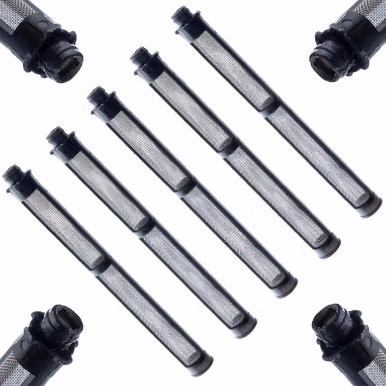 Rosfix 5 Filtri a Dito Neri da 60 Mesh per Spruzzatore di Vernice Graco FTX XTR
