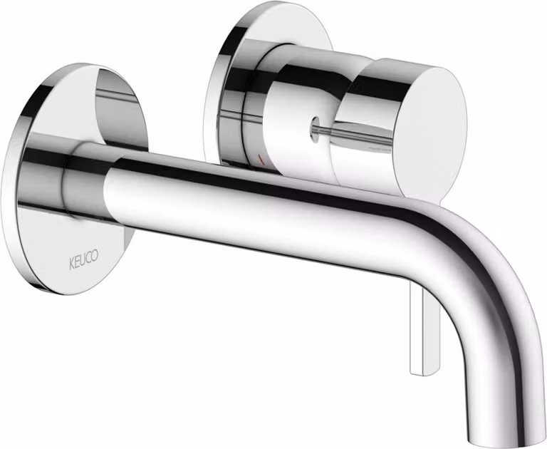 KEUCO PLAN blue Mitigeur monocommandé pour lavabo à encastrer, saillie 165mm, 53916010201, 53916010201