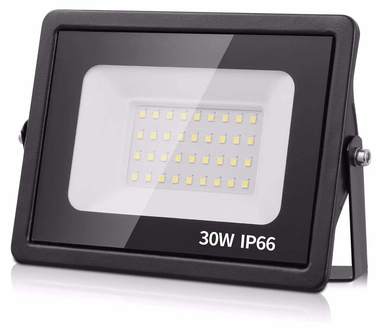 Faretto LED da esterno - 30 W - 6500 K (bianco freddo) - Grado di protezione IP66 (resistente all'acqua) - 220–240 V - Confezione da 1 pezzo
