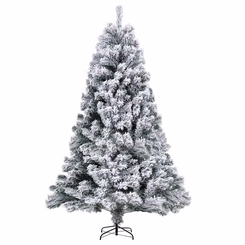 Jopassy 150cm Albero di Natale Artificiale Fiocchi di neve bianchi per la decorazione di Natale