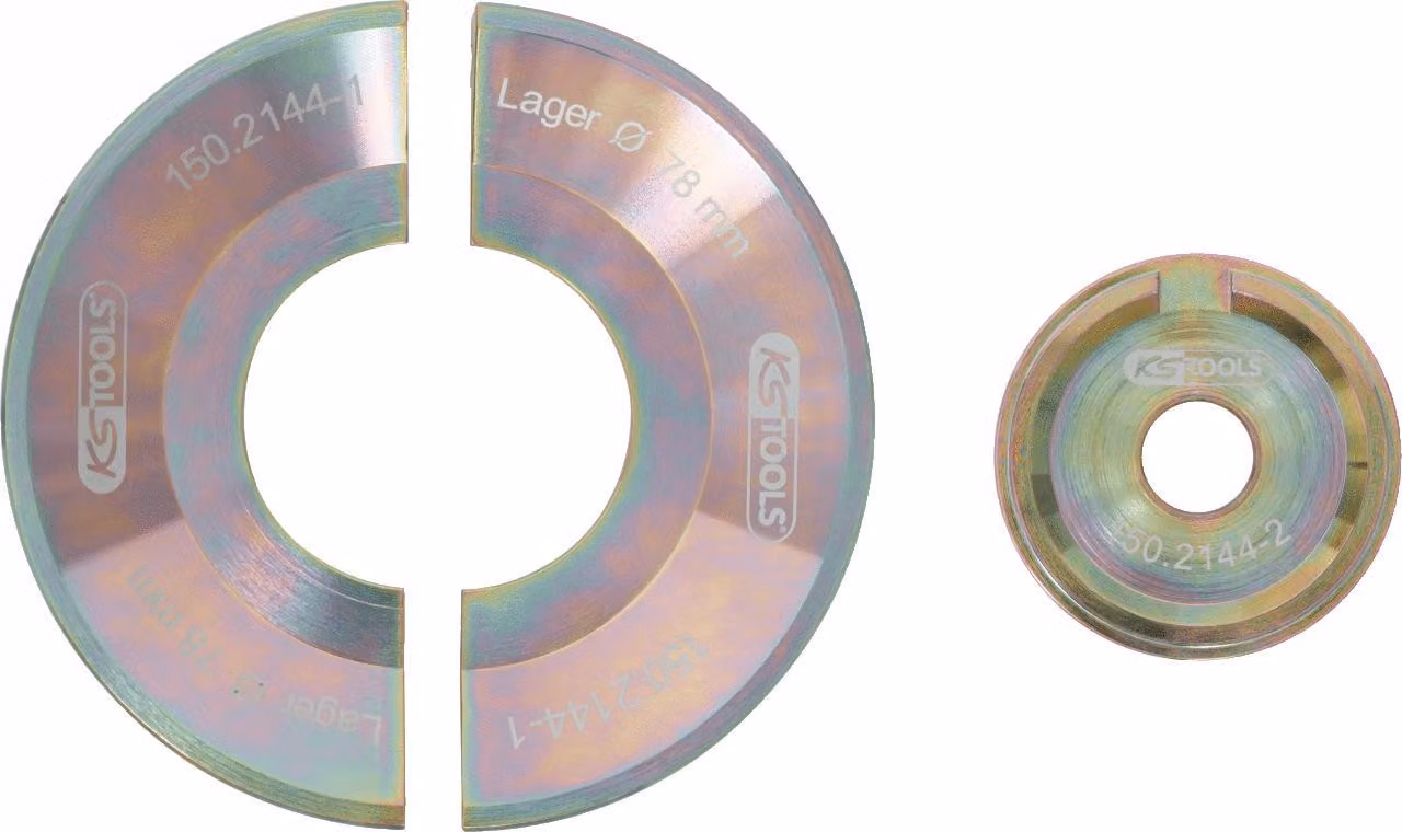 KS TOOLS Set di semigusci, 3 pezzi, Ford Focus/Volvo, Ø 78 mm ( 150.2144 )
