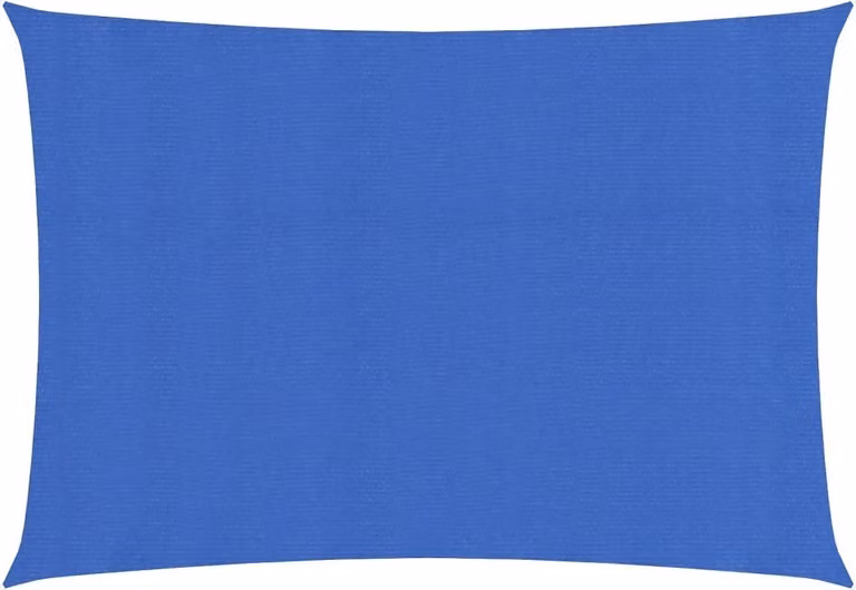 The Living Store Tenda da sole 160 g/m² blu 2x4,5 m HDPE