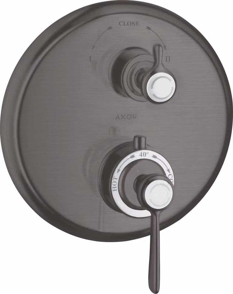 hansgrohe AXOR Montreux thermostat hansgrohe AXOR Montreux encastré, robinet d'arrêt et inverseur, béqu'ille, 2 consommateurs, 16821340, 16821340