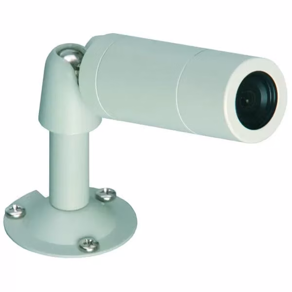 Telecamera cilindrica con obiettivo grandangolare per montaggio a vista, beige TCS FVK3210-0