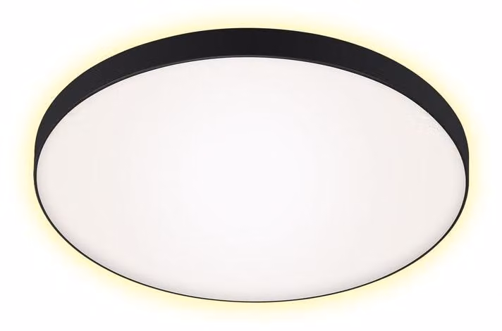 Lampada da soffitto a LED Lampada da soffitto 18W nero Metallo-plastica Ø35,5cm Briloner