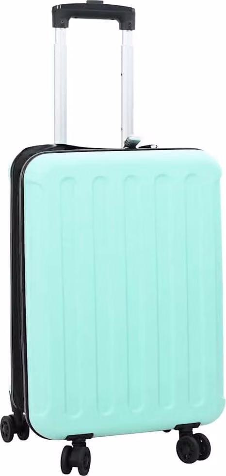Valigia con blocco Verde menta 34 x 23 x 55.5 cm Plastica ABS