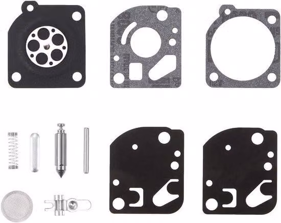 Kit di ricostruzione per carburatore per GT1100, 2100, PB 1000, SRM 1400 - Kit di riparazione per motori - Guarnizioni e membrane - Ricambi per decespugliatori a benzina