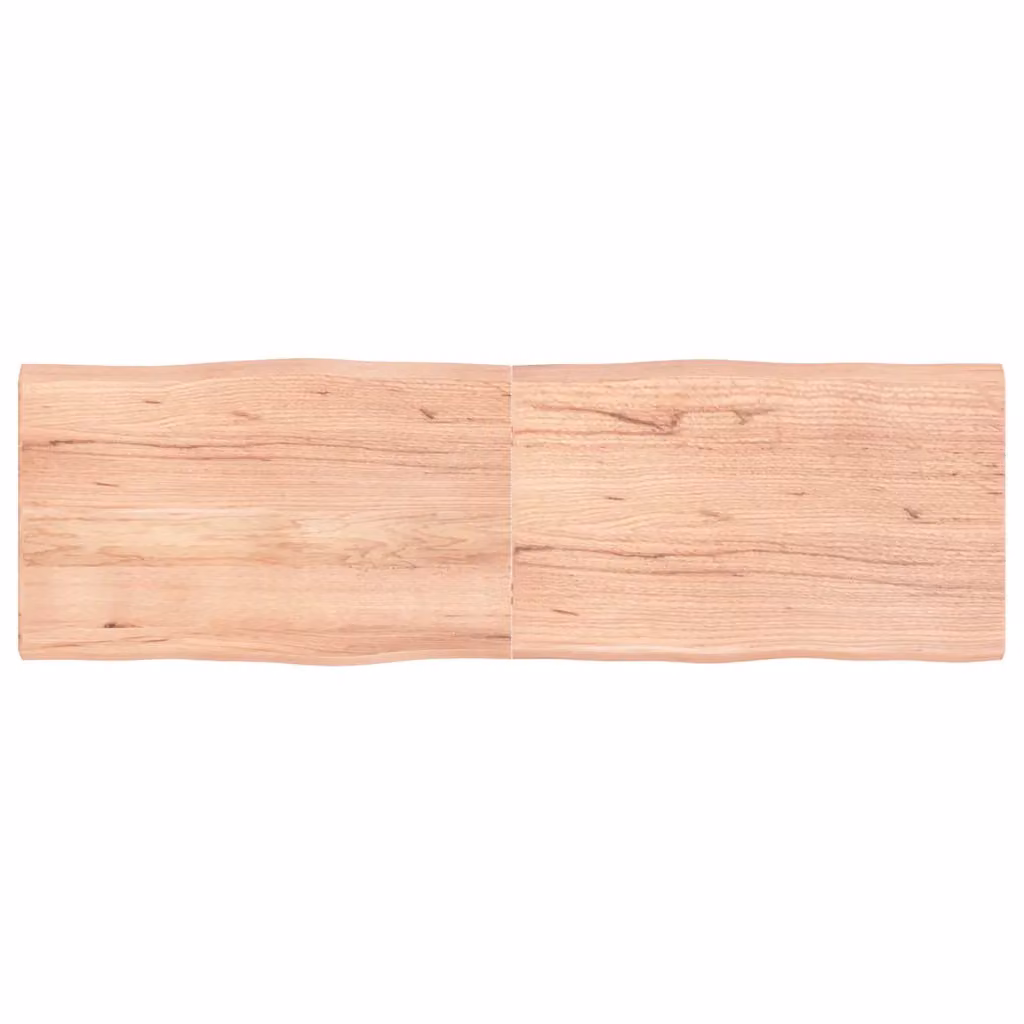 vidaXL Piano Tavolo Marrone Chiaro 160x50x(2-4) cm Rovere Non Trattato