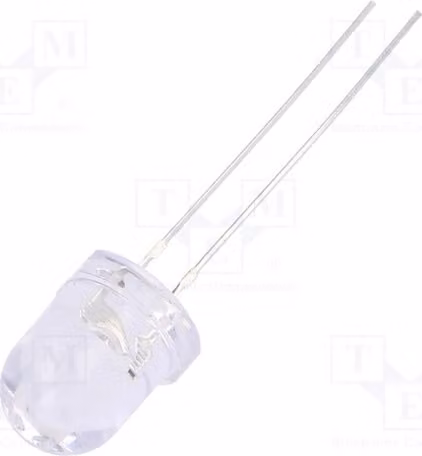 2 LED, 1120÷1560 mcd, rosso, 8 mm, OSR5RU8131A-12V, diodi LED a montaggio su circuito stampato, 8 mm, angolo di emissione 30°