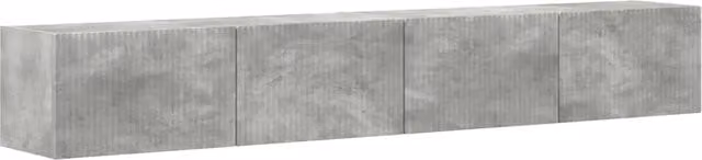 Mobile TV da parete 2 pz | Armadietto TV | Mobile Porta TV Calcestruzzo 98 x 31 x 29,5 cm