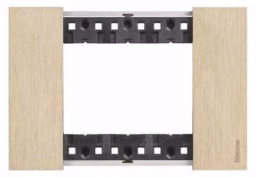 Placca Bticino Living Now 3 Moduli Oro KA4803ZW