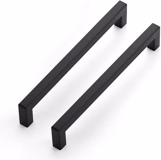 Ibenzoa® 30 maniglie nere per cucina, realizzate in metallo di alta qualità, con finitura opaca, resistenti alla corrosione, adatte per un montaggio professionale e compatibili con apparecchi a gas ed elettrici