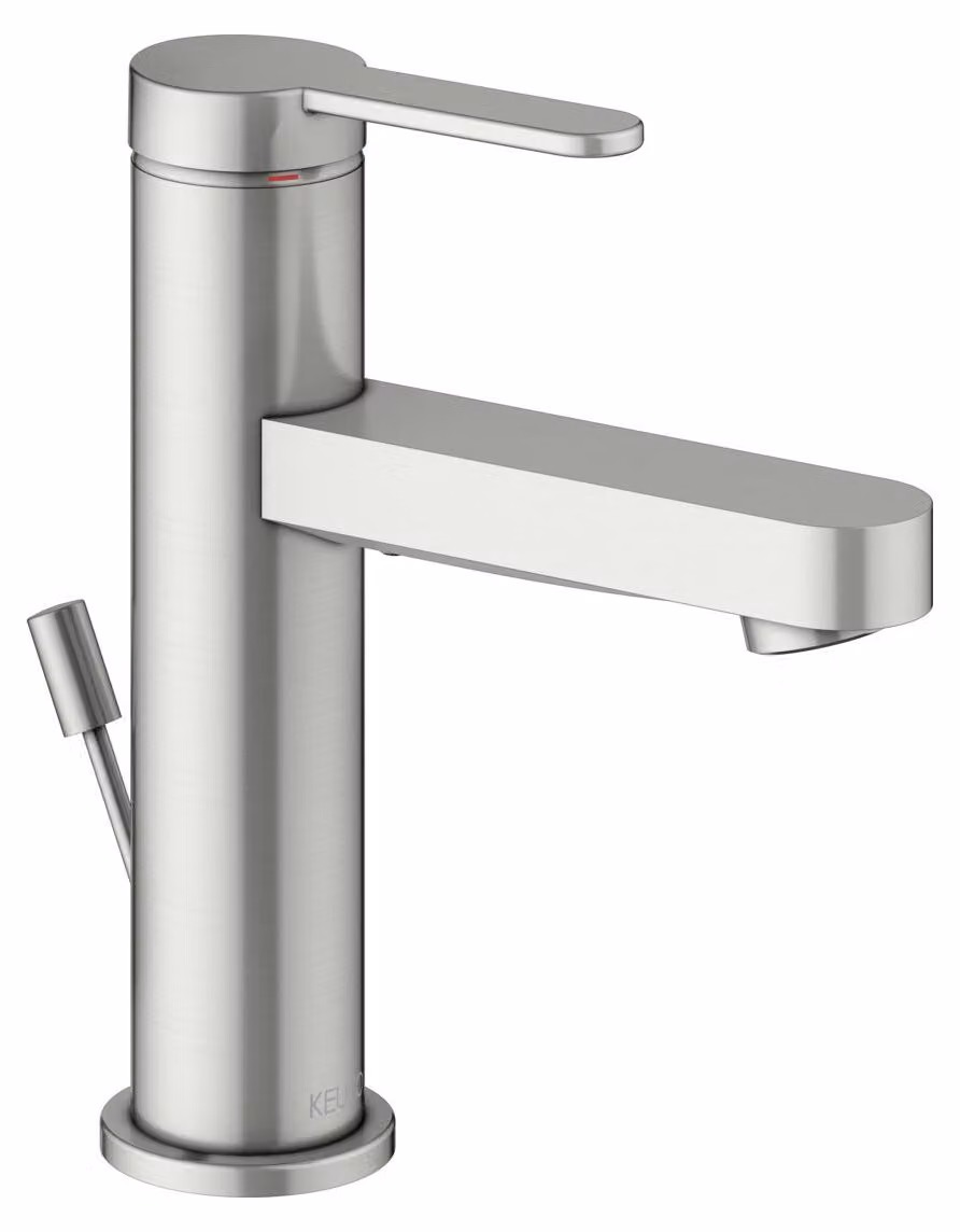 KEUCO IXMO Flat Mitigeur monocommandé pour lavabo 100, avec vidage à tirette, saillie 109mm, 59502063000, 59502063000