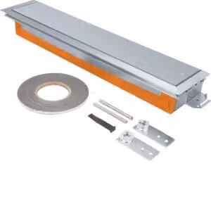 Hager BKWDE600060, Copertura terminale, Zama, Acciaio, Zincato, EN50085-2-2, 600 mm