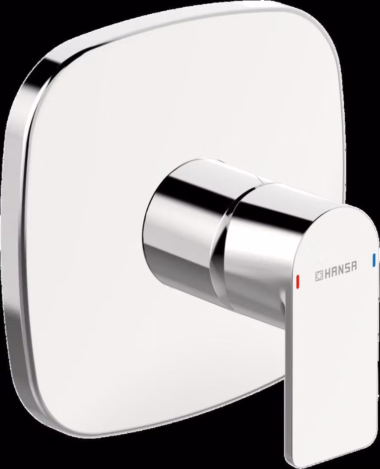 HANSA HANSASTELA Set de finition pour mitigeur de douche, rosace soft edge, 87859173, 87859173