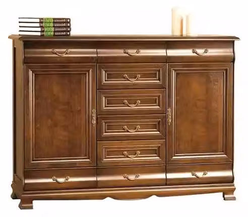Kommode Echtholz Schrank Eiche Holz Kommoden Sideboard Sideboards