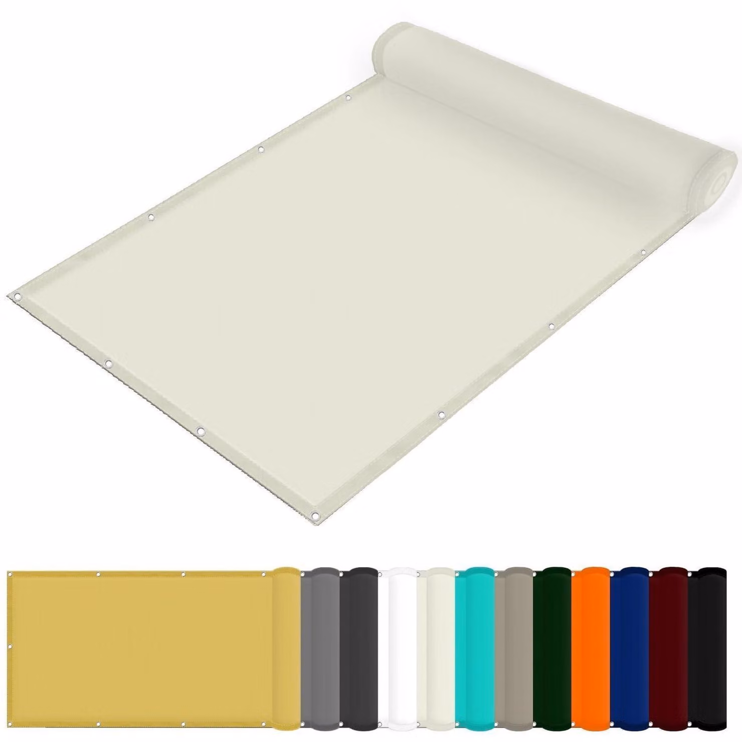 Tessuto impermeabile per tende da sole, 240 x 250 cm, in poliestere, con protezione UV, ideale per ombrelloni