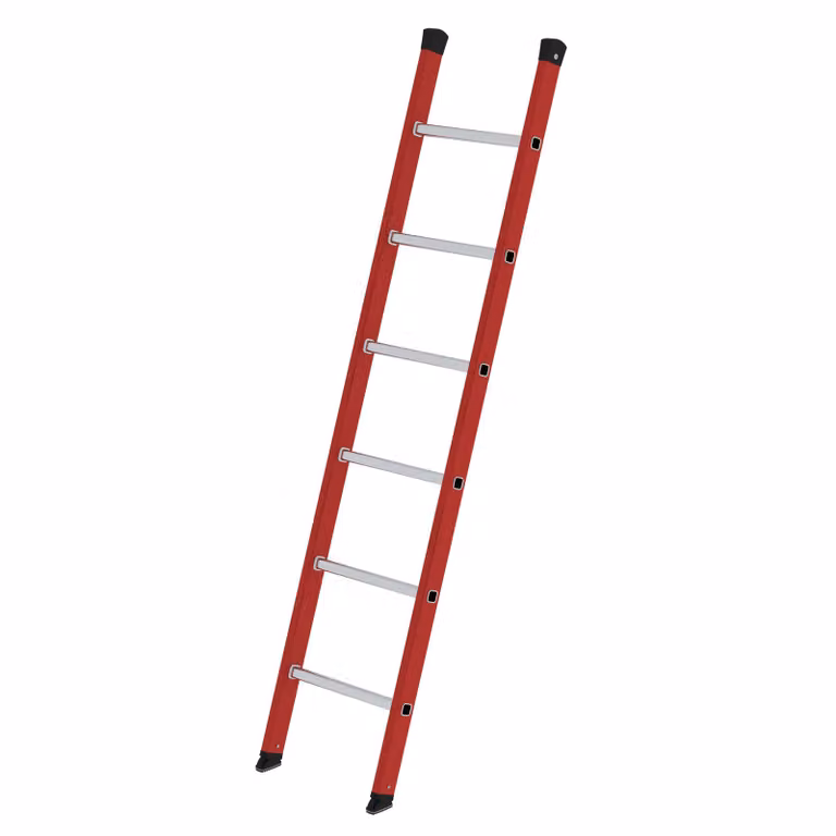 Scala a pioli in VTR/alluminio senza traversa 6 pioli