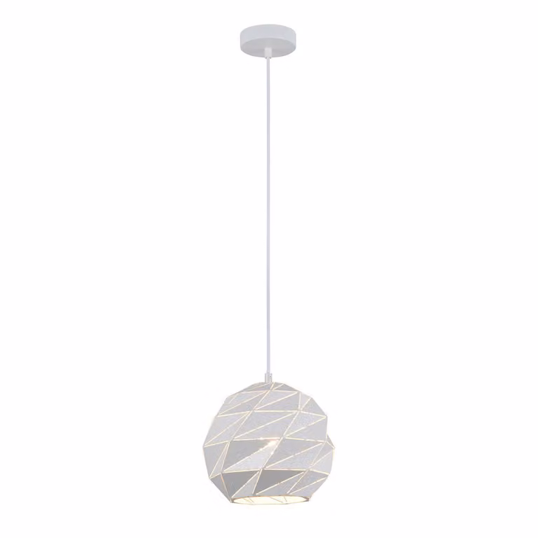 Italux Palermo lampada a sospensione moderna bianca PND-2424-1S-WH