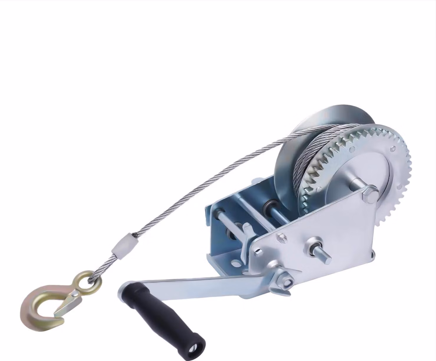 Verricello manuale - Manuale - Cavo da 10 m - Forza di trazione 544 kg - Per barche, ATV e rimorchi