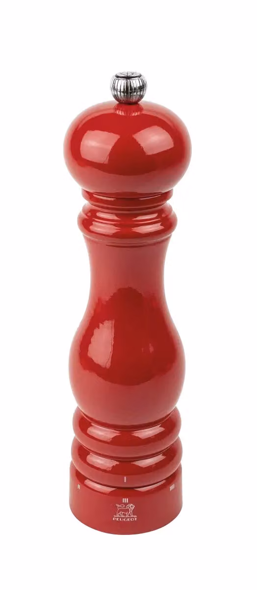 Macina sale in legno rosso, H 22cm