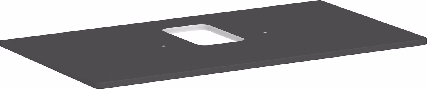hansgrohe Xelu Q Console avec découpe au centre, 980x550, pour vasque à poser, avec trou pour robinet, 54121910, 54121910