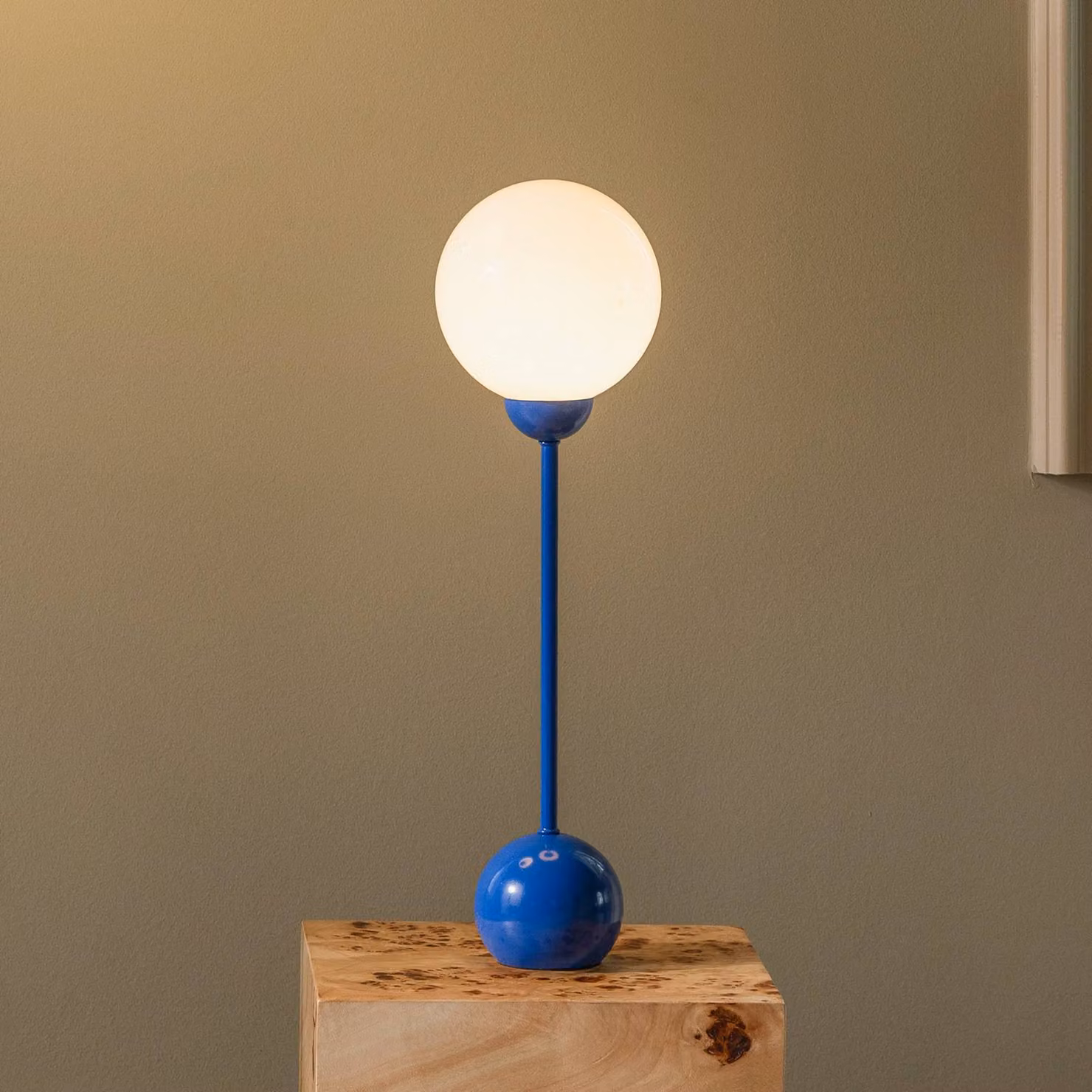 Globen Lighting Lampada da tavolo Ripley, Blu, Soggiorno / Sala da pranzo, Metallo, Design, Lampada da tavolo