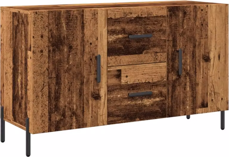 Credenza Legno Antico 100x36x60 cm in Legno Multistrato