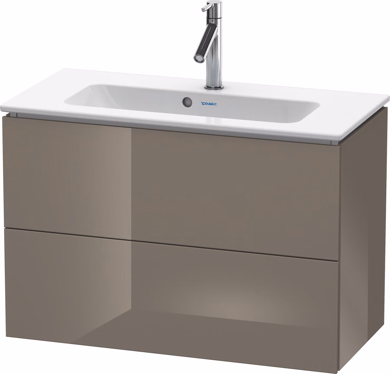 Duravit L-Cube Meuble sous-lavabo suspendu, Compact, 2 tiroirs, 820x550x391mm, LC625708989, LC625708989
