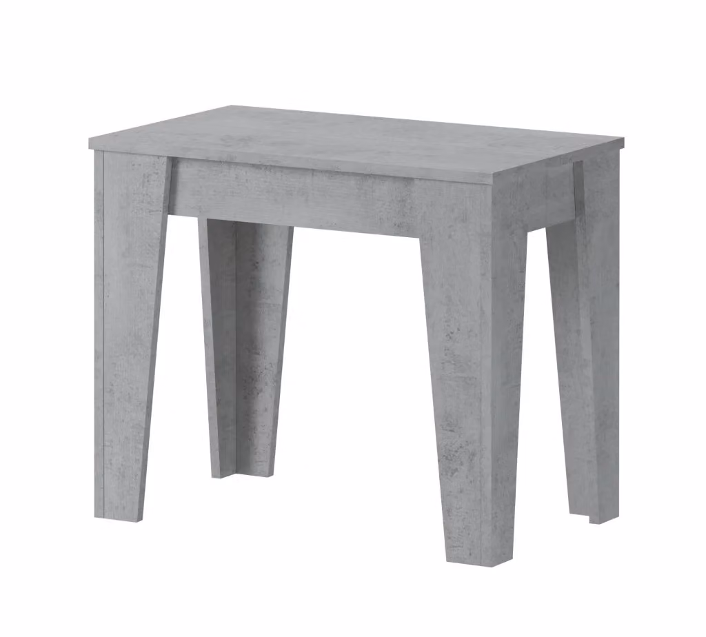 Consolle allungabile Gizio DMORA Grigio Cemento L: 305.6 cm, P: 90 cm, H: 75.2 cm – 2
