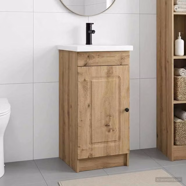 Mobile da bagno con lavabo Rovere Artigianale 42 x 40 x 84,5 cm 890003