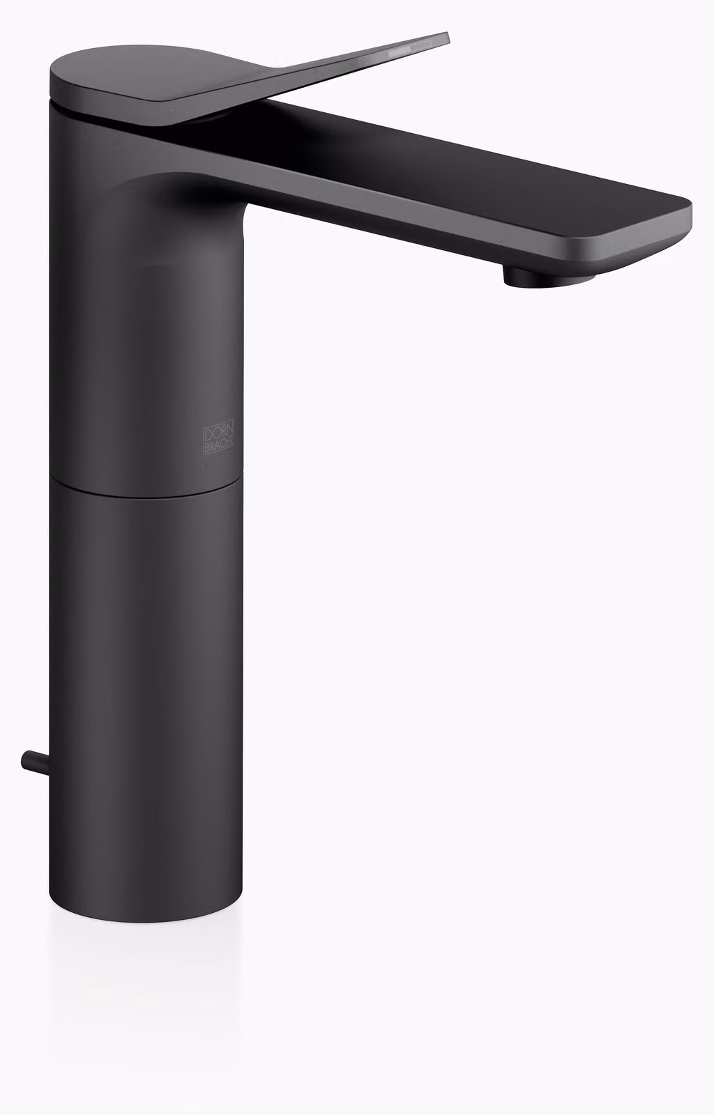 Dornbracht LISSÉ Mitigeur monocommandé pour lavabo avec pied surélevé, avec garniture d'écoulement, saillie 130mm, 33506845-33, 33506845-33