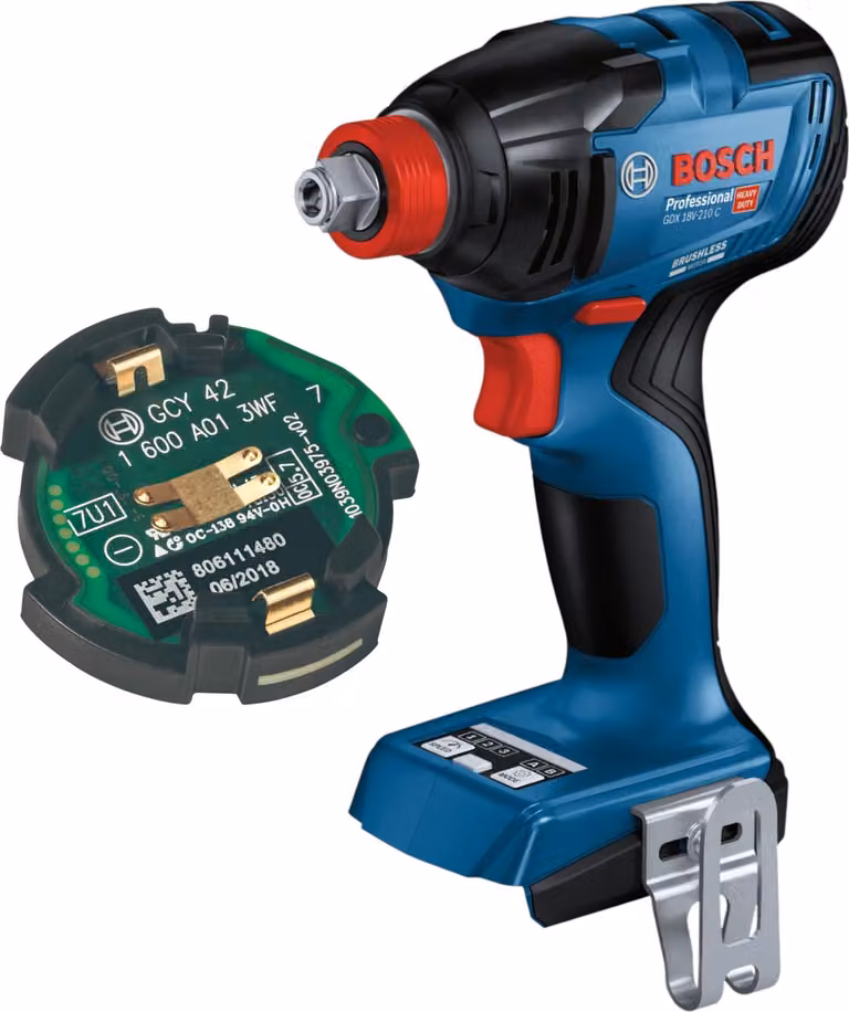 Bosch GDX 18V-210 C Avvitatore a impulsi professionale a batteria 18 V 210 Nm Brushless Solo ( 06019J0200 ) - senza batteria, senza caricabatterie