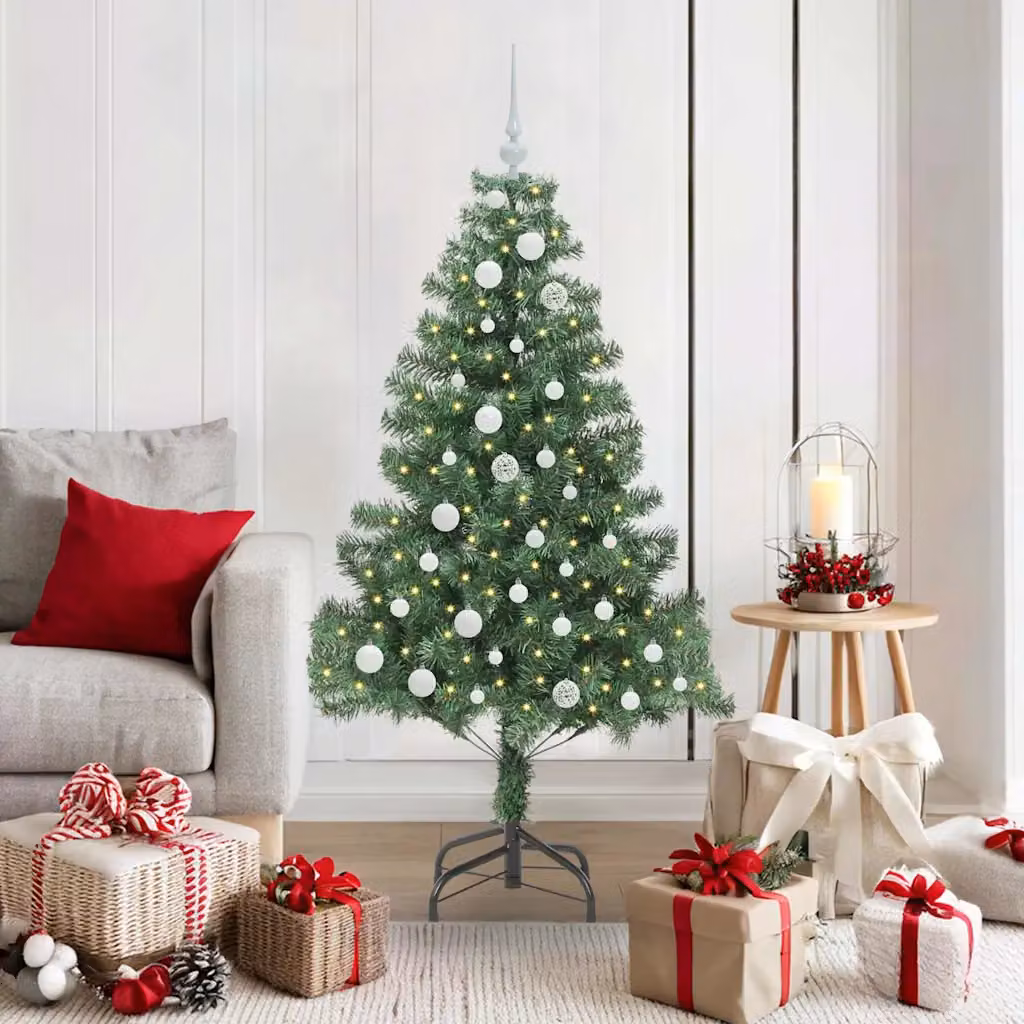vidaXL Albero di Natale Verde 150 cm PVC