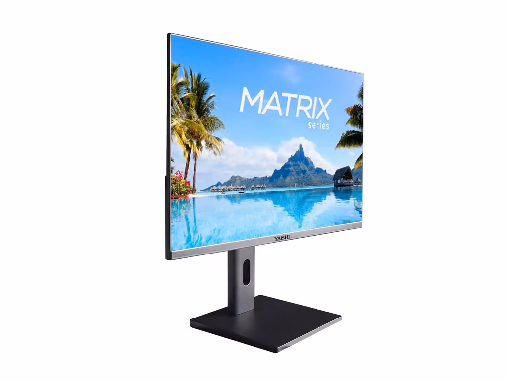 Monitor Yashi 27 pollici LED VA Full HD 16:9 con HDMI e VGA, Nero - YCYZ23727 – 2
