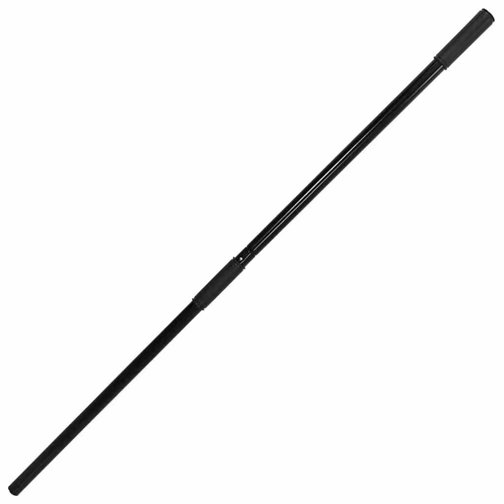 vidaXL Manico di forcone Ø3,5x127,5 cm in acciaio nero