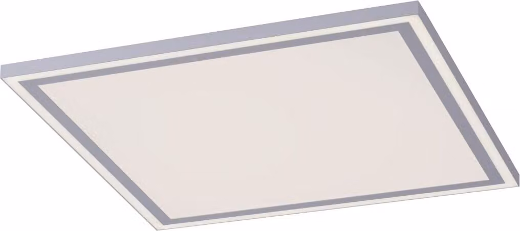 Plafoniera LED, pannello, telecomando dimmerabile, H 6,2 cm