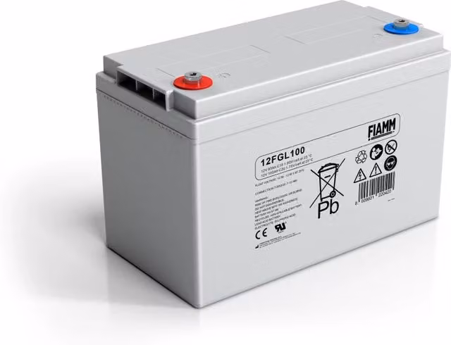 Batteria Fiamm 12FGL100 12V 100Ah Grigia
