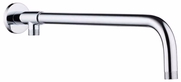 Braccio doccia con flangia per soffioni fissi