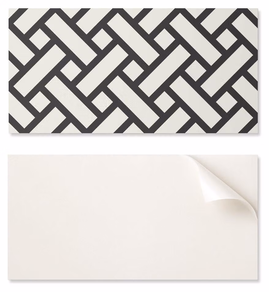 Pannello in PVC autoadesivo con motivo decorativo, ideale per l'ingresso, dimensioni 100 x 50 cm, con un intricato motivo geometrico
