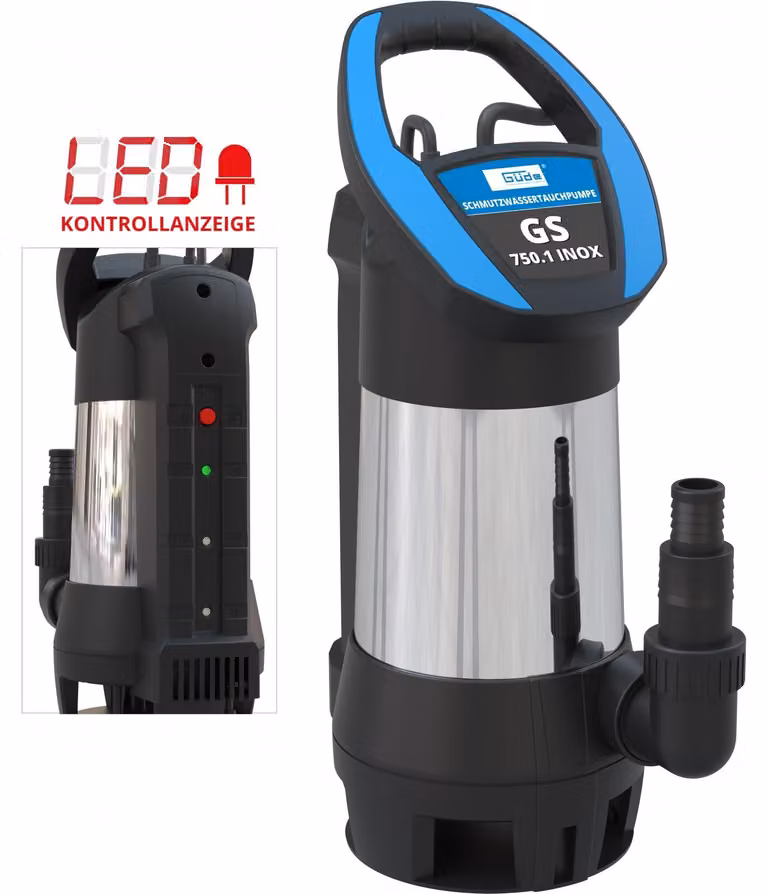 Pompa sommersa per acque reflue GS 750.1 INOX