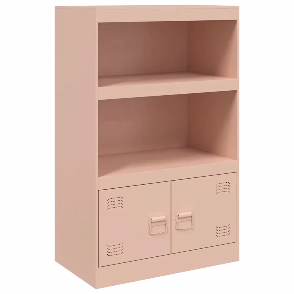 Credenza Buffet Design Mania Rosa in Metallo per Cucina e Sala da Pranza L/P/H: 67 x 39 x 107 cm – 2