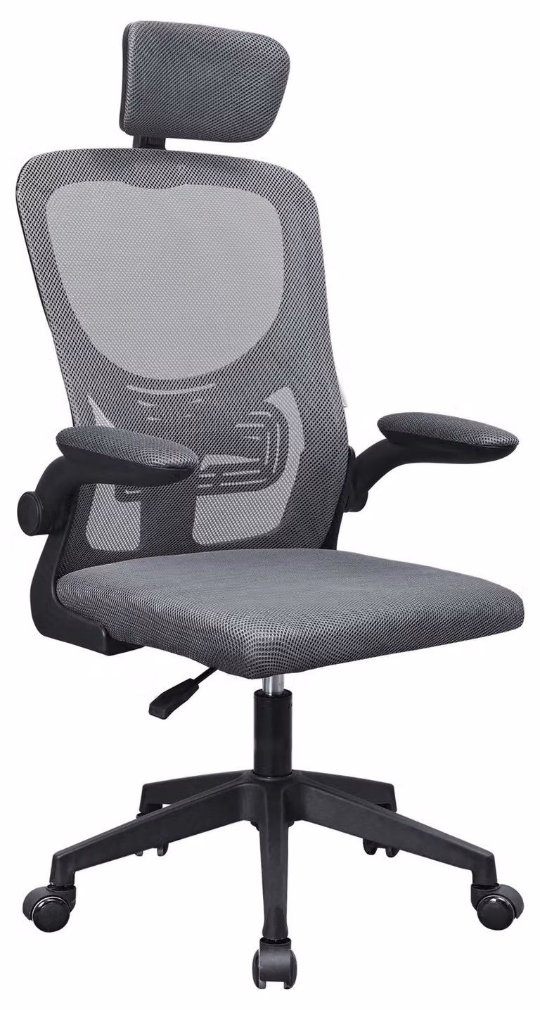 Mars Gaming MGC-ERGOPLUS, Sedile imbottito, Schienale in mesh, Grigio, Grigio, Cotone, Mesh