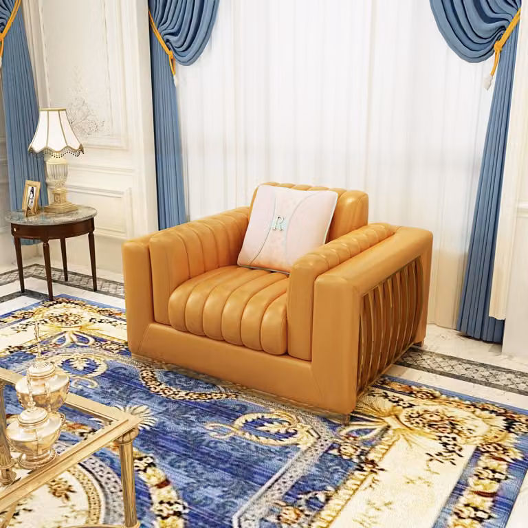 Sessel Design Couch Sofa Relax Leder Lounge Luxus Fernseh Club Polster Sitzer