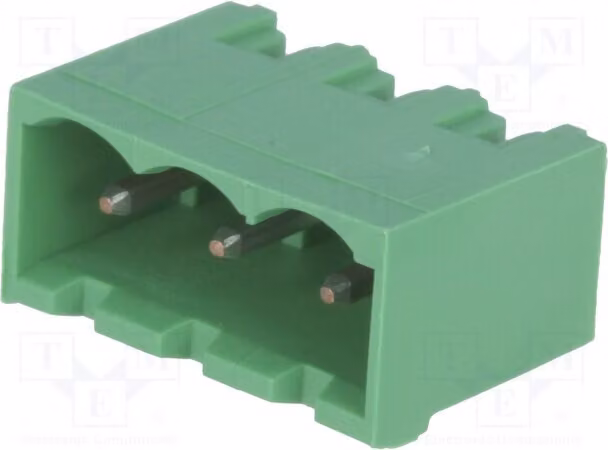 2 x listello di fissaggio con interruttore, contatto R: 5,08 mm, corsa: 3 mm, lineare, codice: 796636-3, connettore separabile