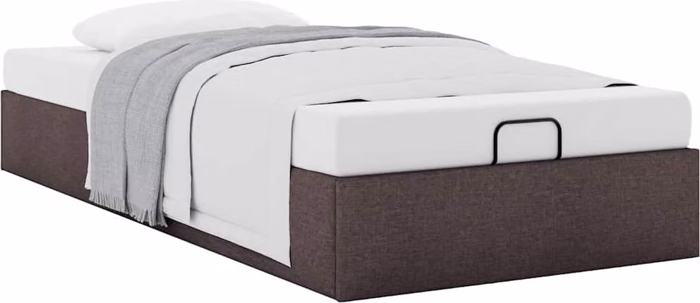 Struttura Letto Pouf senza Materasso 90x190 cm in Tessuto