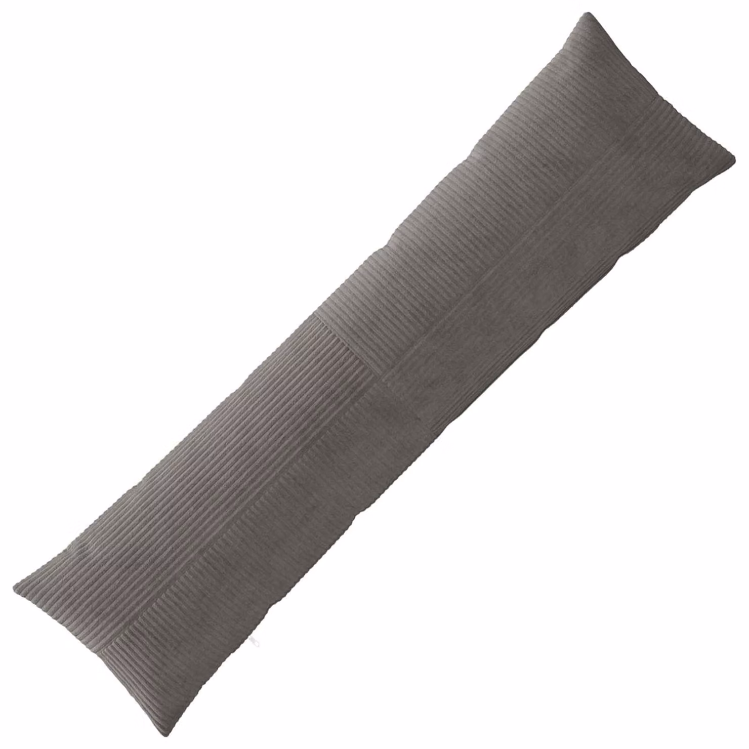 Federa ALMELO vidaXL in velluto a coste grigio scuro L 145 x P 40 cm