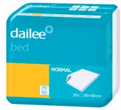 Traversa salvapipì Dailee per letti, Bianco, L/P: 60 x 60 cm, Confezione da 30 pezzi