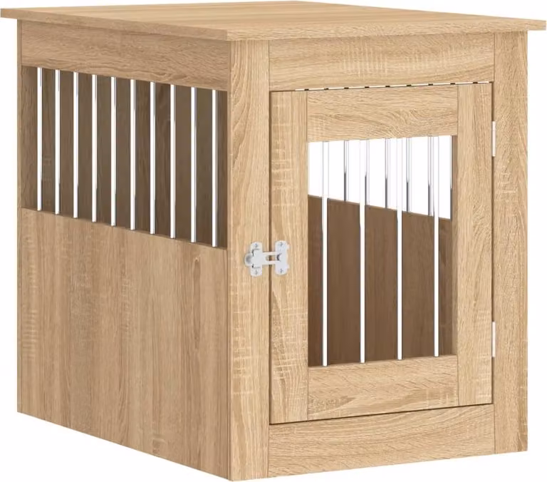 Gabbia Cani da Arredamento Rovere Sonoma 55x75x65cm Multistrato